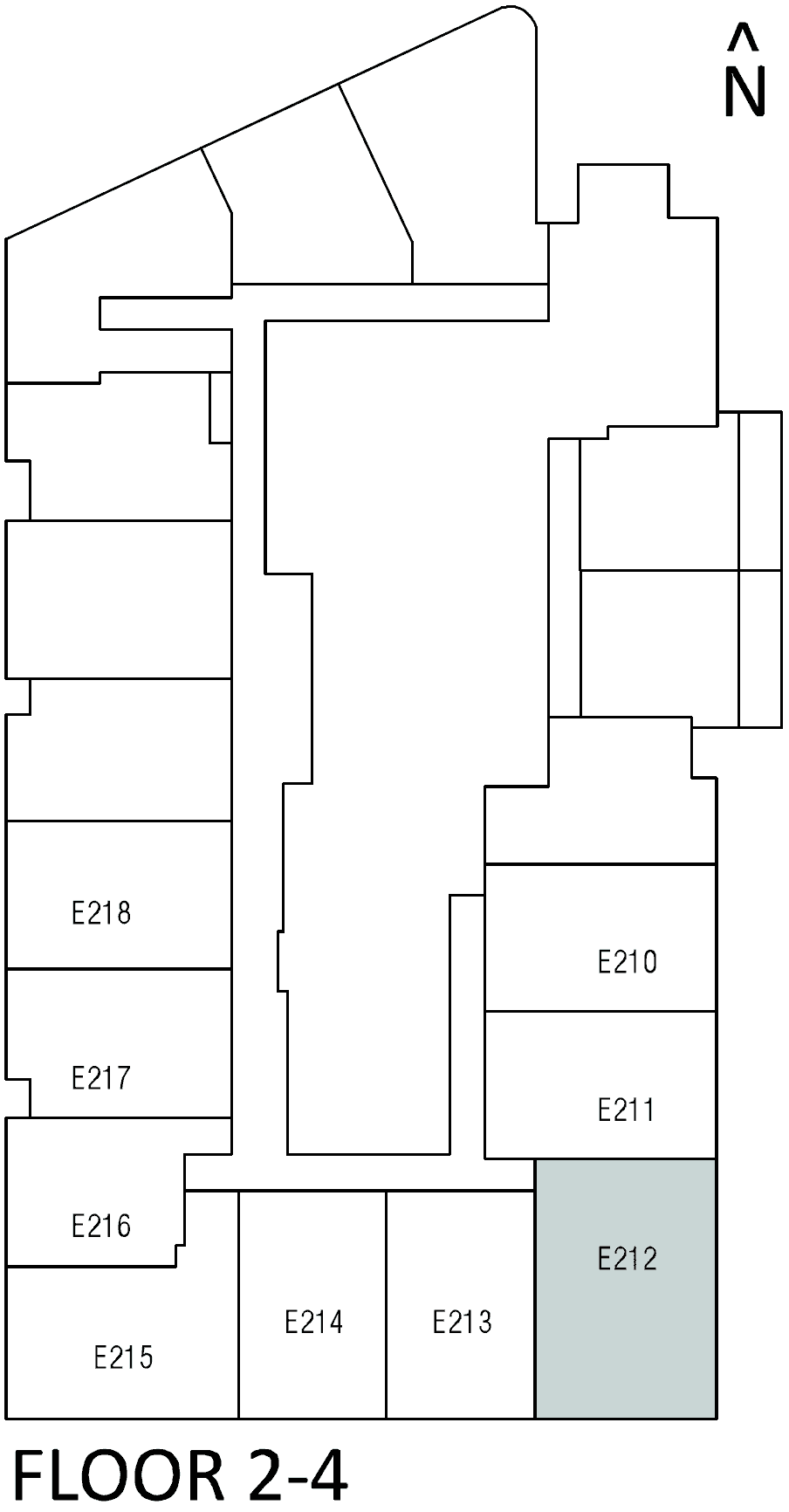 E212 floor plan