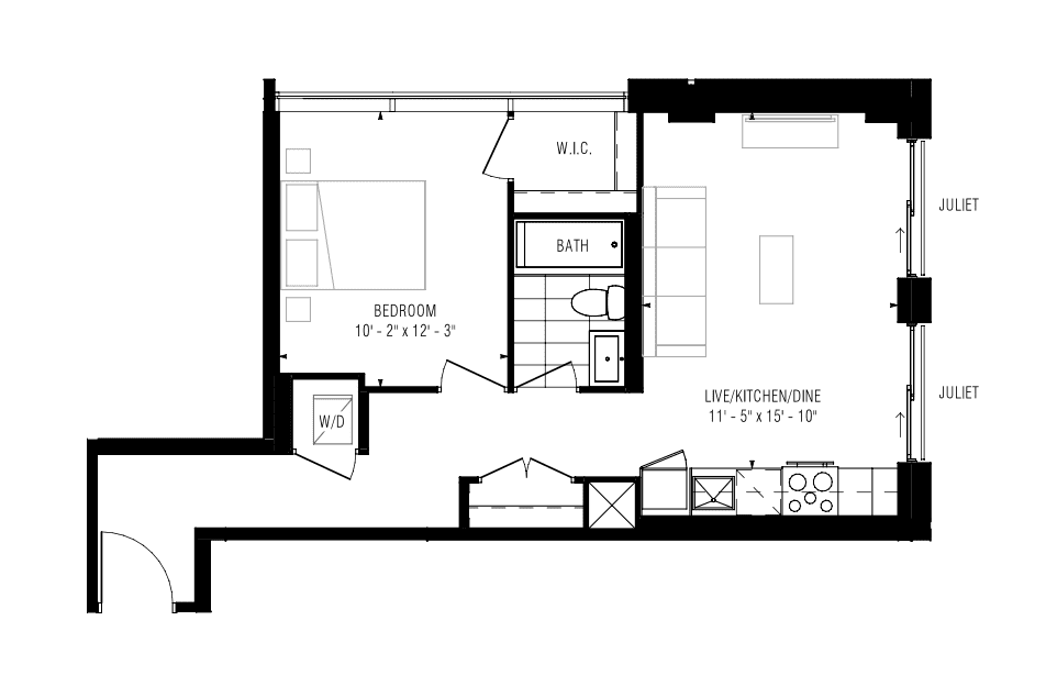 E104 floor plan