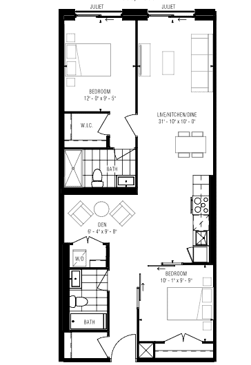 N309, N509 floor plan