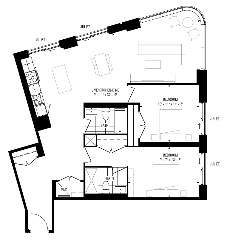 W214 floor plan
